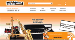 Desktop Screenshot of muziekhandeloudenaarde.be